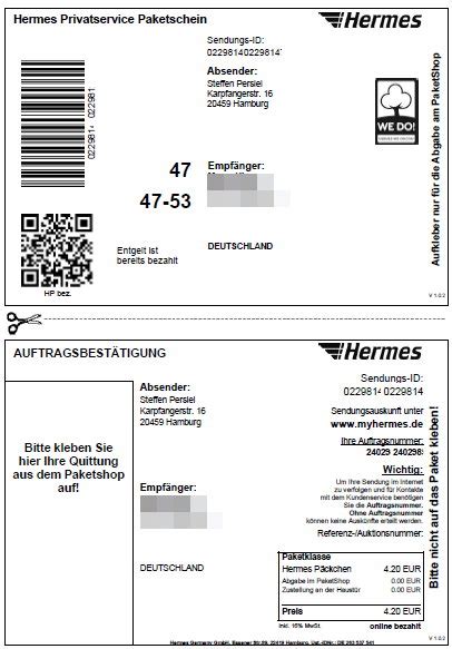 hermes neustrelitz|hermes schein kaufen.